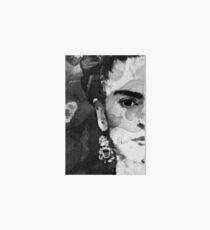 Black And White Frida Kahlo by Sharon Cummings Art Board