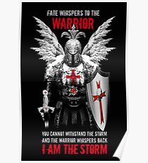 Knight's Templar Warrior Poster