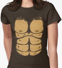 Made from real Gorilla Chest Women's Fitted T-Shirt