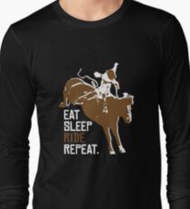 Eat Sleep Ride Repeat T shirt Long Sleeve T-Shirt