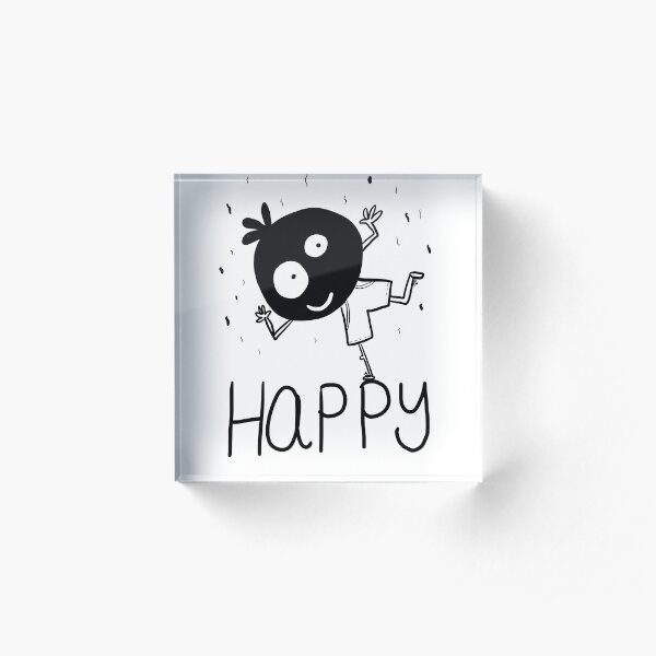 Happy - inner voice collection Acrylic Block