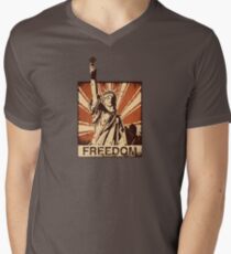 BARISTA FREEDOM! Men's V-Neck T-Shirt