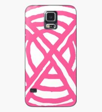 X Marks the Spot girly pink Case/Skin for Samsung Galaxy