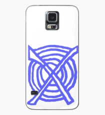 X Marks the Spot periwinkle blue Case/Skin for Samsung Galaxy