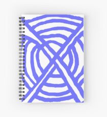 X Marks the Spot periwinkle blue Spiral Notebook