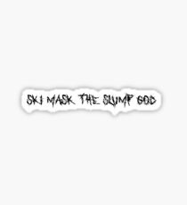 Ski Mask The Slump God Name Sticker
