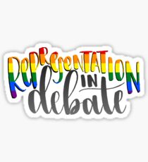 Representation in Debate Sticker