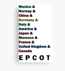 Epcot Canvas Print
