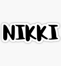 NIKKI Sticker