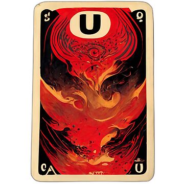 Reverse Uno with American Flag Metal Print for Sale by CyberYogi