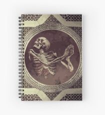 Hannibal: Dancing Skull + Skeleton Mosaic Spiral Notebook