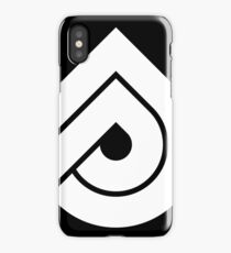 Chevron Drop- White iPhone Case