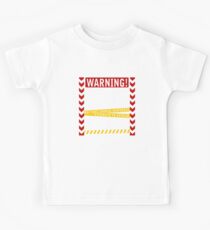 Funny 90 Year Old Approach With Caution Joke Gift Kids Tee