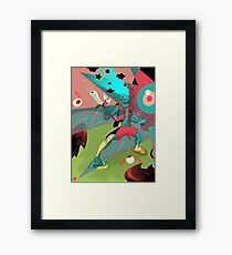 Virtual wanderer Framed Print
