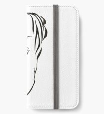 Abstract sketch of face X iPhone Wallet/Case/Skin