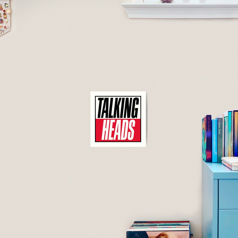"Talking Heads Logo" Art Print by HoliestDoughnut Redbubble