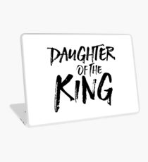 Daughter Of The King - Christian Typography Laptop Skin