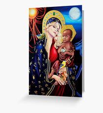 Madonna and Child Greeting Card