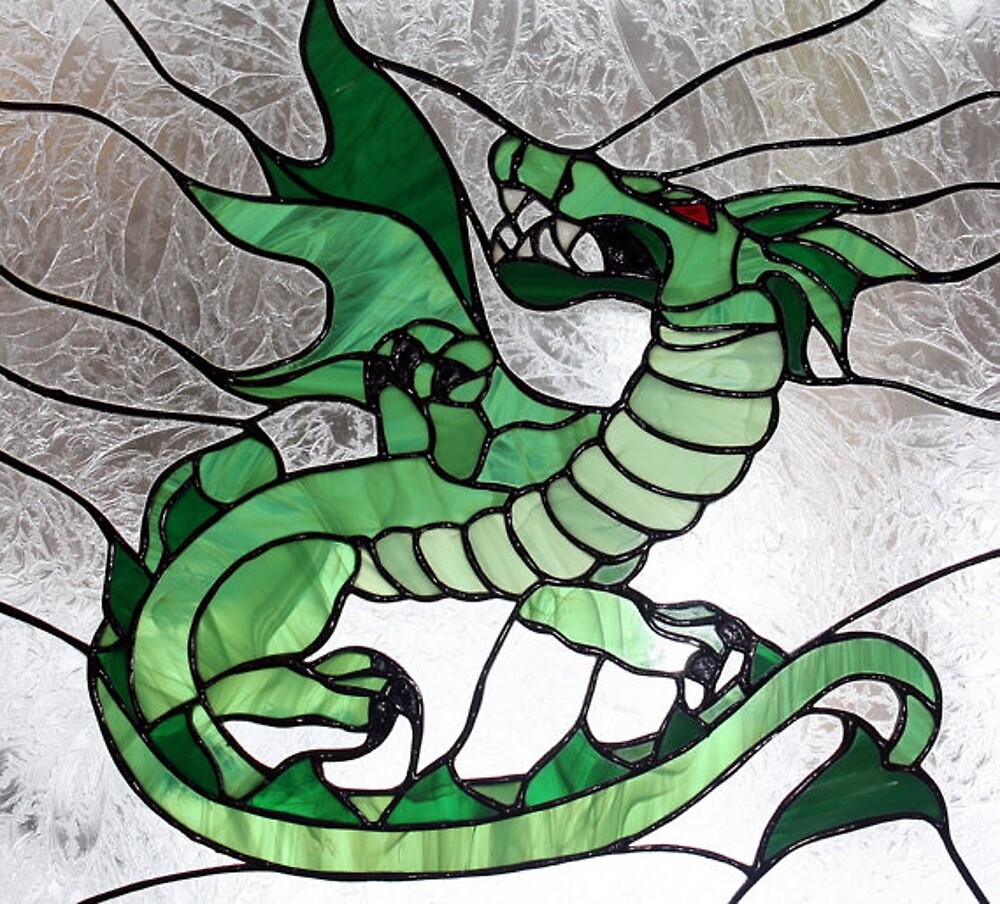 Stained Glass Dragon by Naomi80.