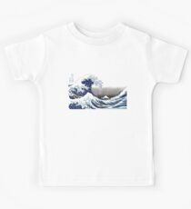 Große Welle, Hokusai 葛 飾 北 斎 の 沖浪 Kinder T-Shirt