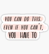 Motivation Behind (Pink Version) Sticker