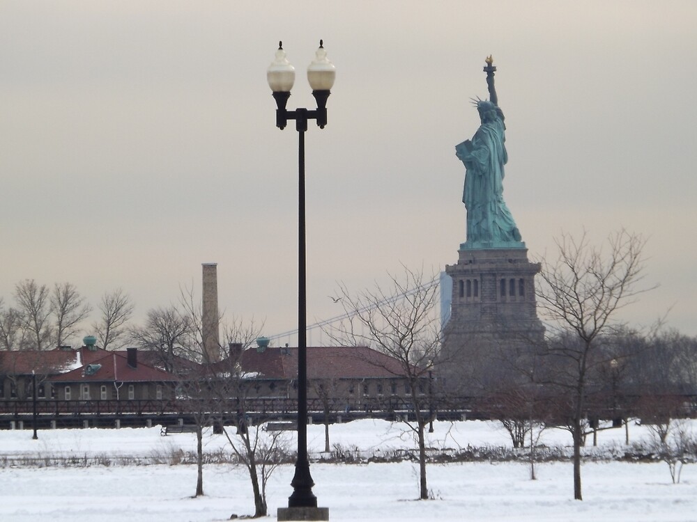 "Statue of Liberty, View from Liberty State Park, New Jersey " by