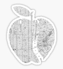 New York New York Big Apple Sticker