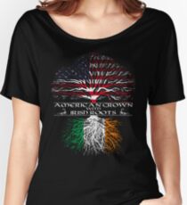 American Grown with Irish Roots Women's Relaxed Fit T-Shirt