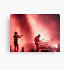 Thom and Jonny from Radiohead playing Lollapalooza Metal Print