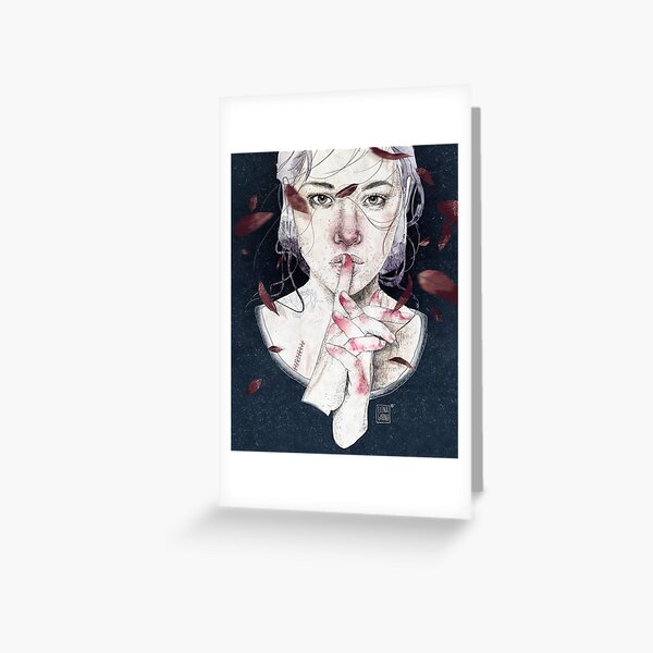 MIRROR by Elenagarnu Greeting Card