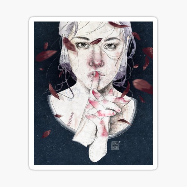 MIRROR by Elenagarnu Sticker