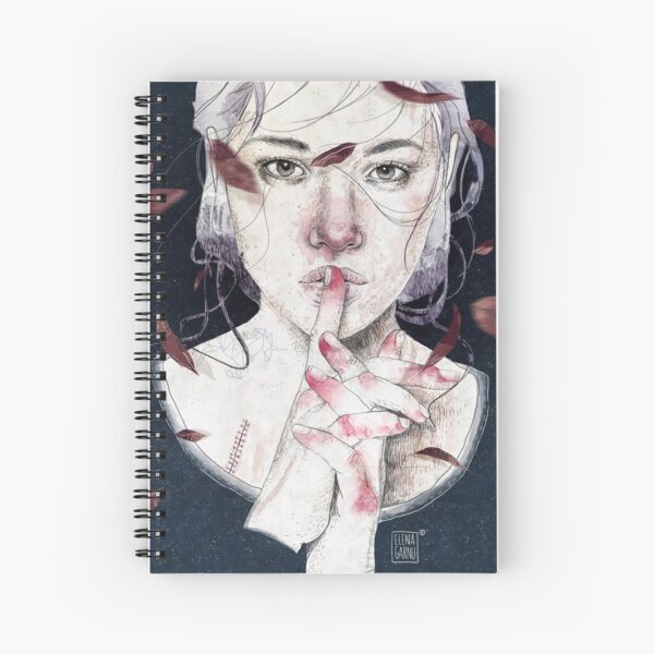 MIRROR by Elenagarnu Spiral Notebook