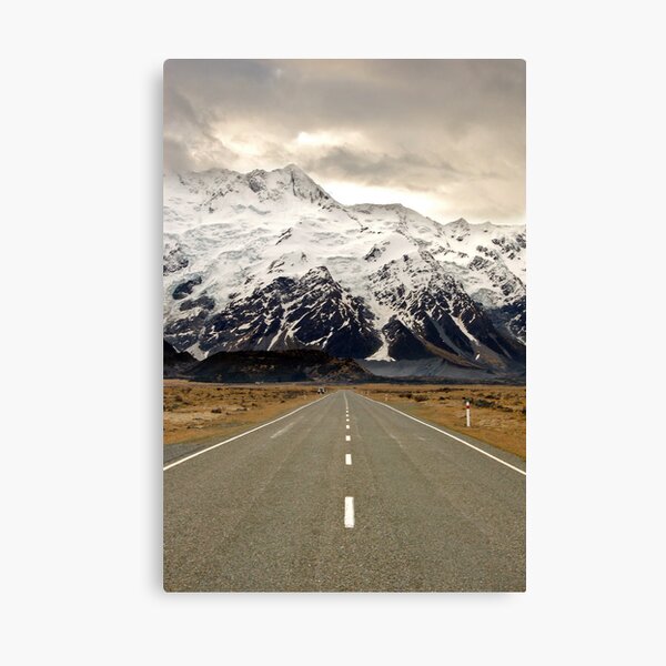 The Road to Aoraki Canvas Print