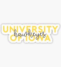 University of Iowa - Style 8 Sticker