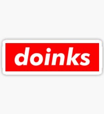 Doinks box logo Sticker