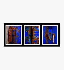 Moroccan Rust Triptych Photographic Print