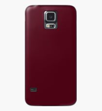 Elegant Gothic Solid Color Burgundy Red Plum Case/Skin for Samsung Galaxy