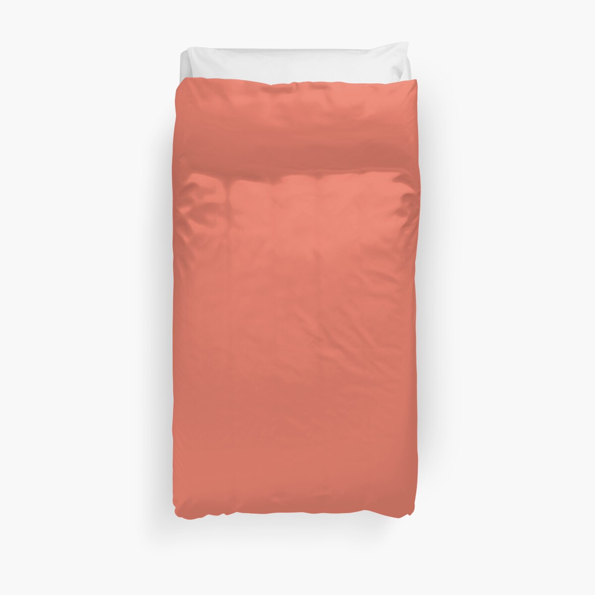 Girly Chic Trendy Summer Color Orange Peach Coral Pink Duvet