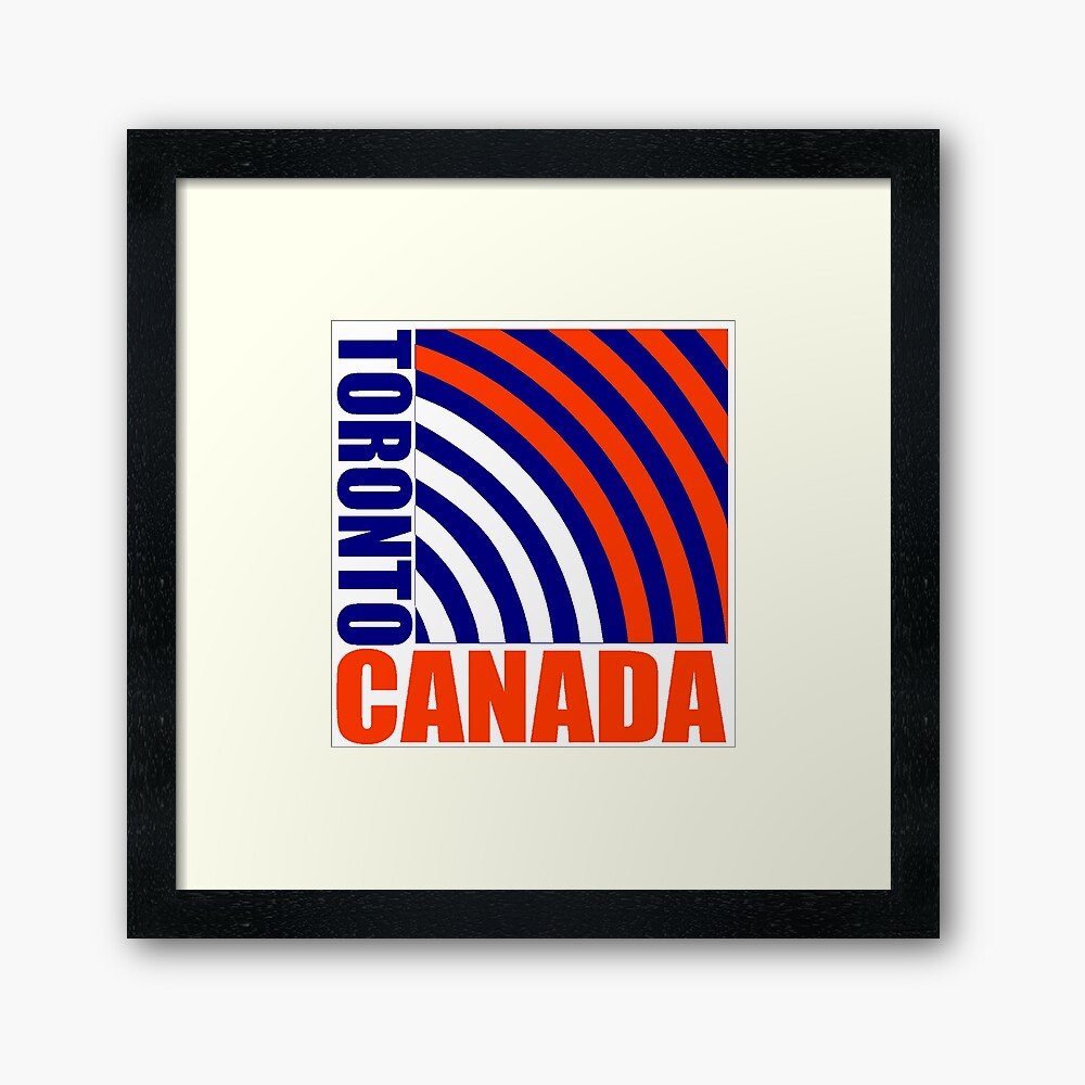 "TORONTO" Framed Art Print by IMPACTEES Redbubble