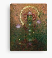 Green Tara Canvas Print
