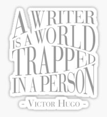 A Writer is a World Sticker