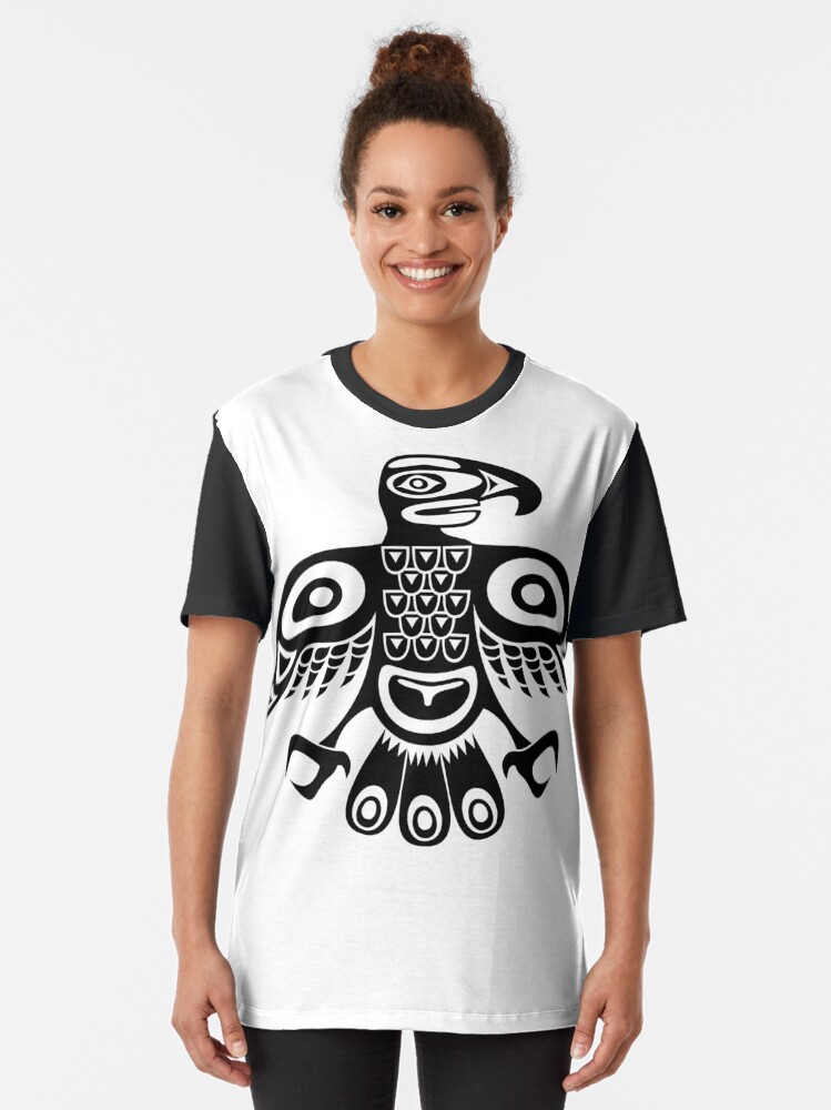 Alternate view of Native Bird Graphic T-Shirt