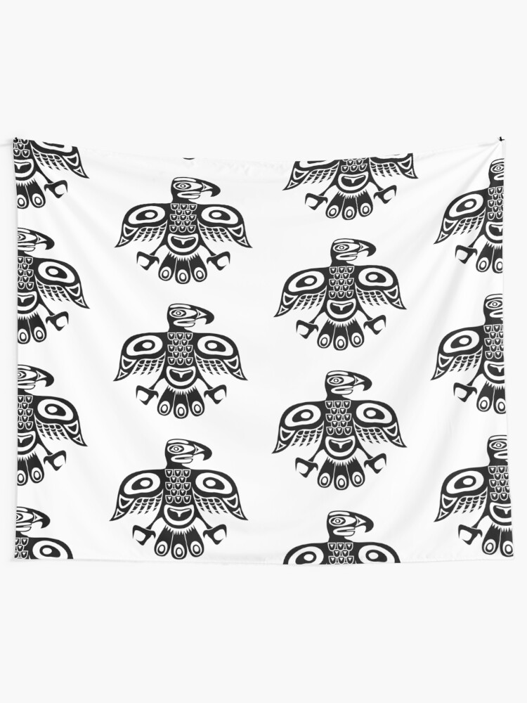 Alternate view of Native Bird Tapestry