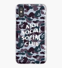 Bape x assc style case iPhone Case