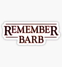 Remember Barb Sticker
