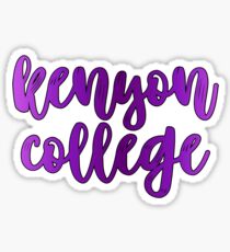 kenyon college Sticker