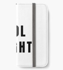 Buffy on Patrol - Plain Black iPhone Wallet/Case/Skin