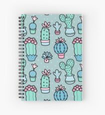 Pretty Cacti Spiral Notebook