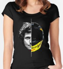 Guy Martin 2 Sides Helmet Design Women's Fitted Scoop T-Shirt