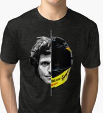 Guy Martin 2 Sides Helmet Design Tri-blend T-Shirt